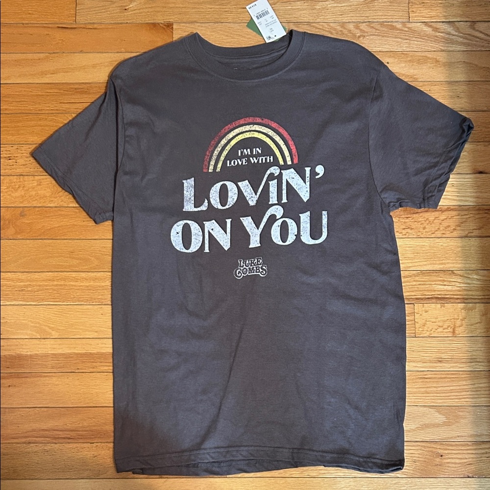 Lovin' On You Graphic Tee - Gray